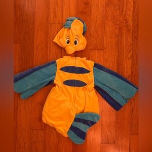 Kids Flounder Costume - Yellow and Blue